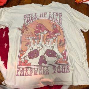 Full of Life Kids Graphic Tee - White and Pink